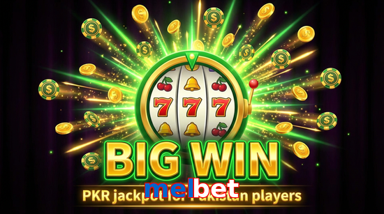 Big win animation on Melbet slot game